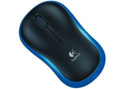 Logitech M185 Optical USB Blauw-Zwart Retail Wireless