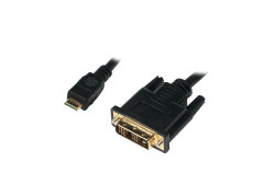 HDMI mini <--> DVI-D 2.00m LogiLink