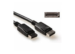 ACT 3 meter DisplayPort kabel, male - male, power pin 20 aangesloten.