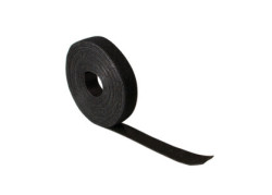 Kabelbinder klittenband 20mm,10m rol zwart LogiLink