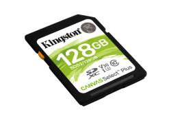 SDXC Card 128GB Kingston UHS-I Canvas Select Plus