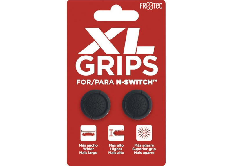 Nintendo Switch - Joy Con Controller Grips Pro XL - Zwart - Switch OLED