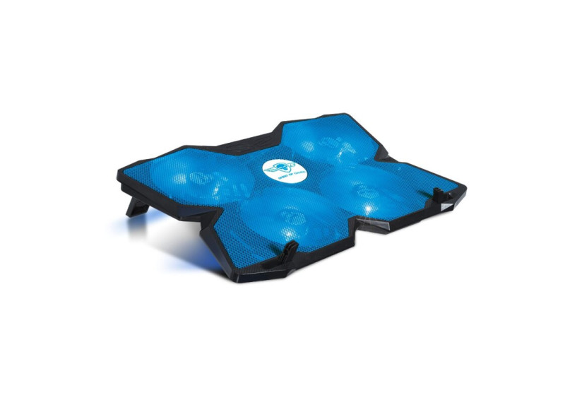 Spirit of Gamer - Laptop Cooling pad - Koeler Blade 500 - tot 17 inch - Blauw