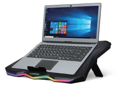 Rampage AD-RC8 Showy RGB Laptop Cooling pad- laptop koeler - 17,3 inch