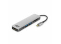 ACT USB-C naar HDMI female multiport adapter 4K, 2x USB-A, cardreader, PD pass through