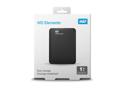 Western Digital WD Elements Portable 2.5 Inch externe HDD 1TB, Zwart