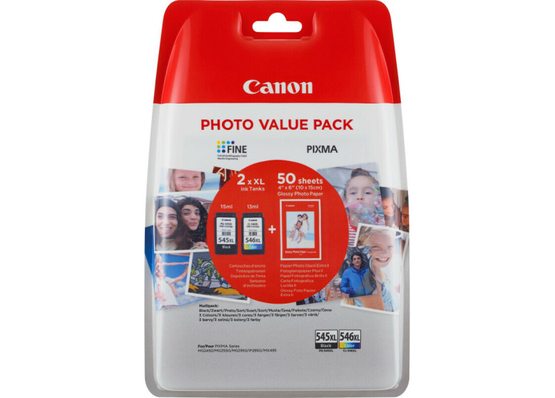 Canon (O) PG-545XL/CL-546XL Value Pack 28,0ml (Origineel