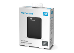 2,0TB WD Elements Portable 2,5"/Zwart/USB 3.0