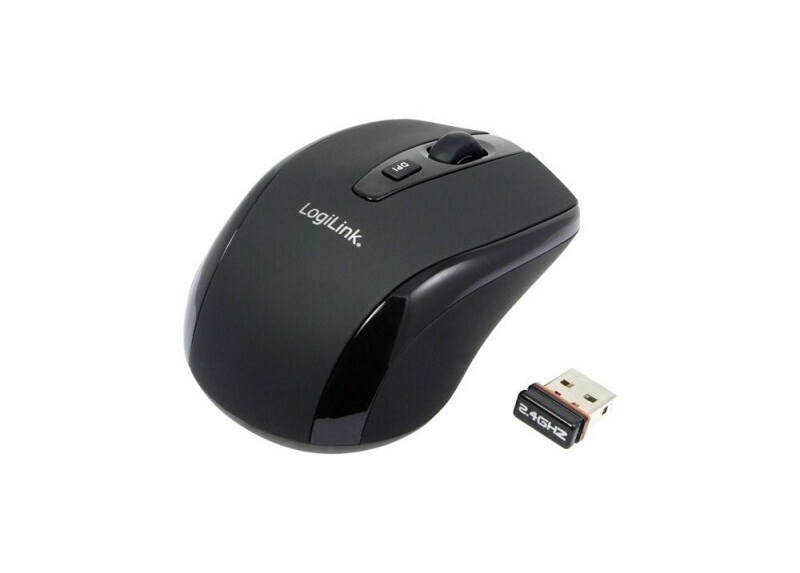 Logilink ID0031 Optical USB Zwart Retail Wireless