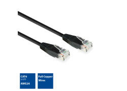 ACT AC4000 netwerkkabel Zwart 0,9 m Cat6 U/UTP (UTP)