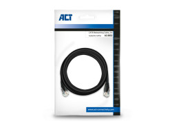 ACT AC4002 netwerkkabel Zwart 2 m Cat6 U/UTP (UTP)