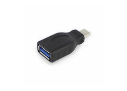 ACT AC7355 tussenstuk voor kabels USB-A USB-C Zwart