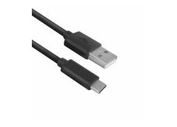 ACT AC7350 USB-kabel 1 m USB 2.0 USB C USB A Zwart