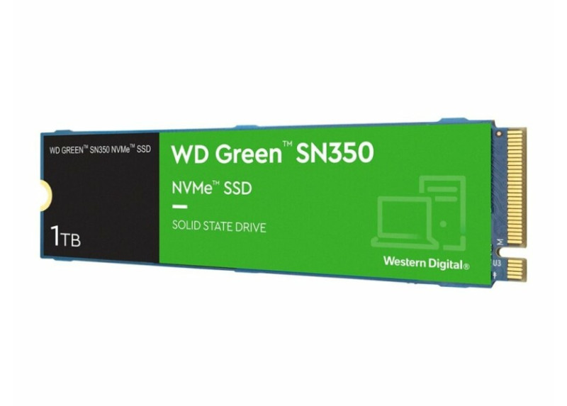 1TB M.2 PCIe NVMe WD Green SN350 QLC/3200/2500