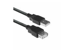 ACT AC3043 USB-kabel 3 m USB 2.0 USB A Zwart