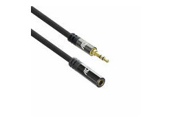 ACT AC3615 audio kabel 2 m 3.5mm Zwart