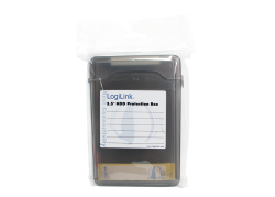 1x3,5" HDD Protection Box LogiLink Zwart
