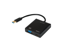 USB LogiLink USB 3.0 (M) --> HDMI (F) / VGA (F)