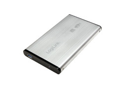 2.5" Logilink Enclosure USB3.0 / SATA / Zilver