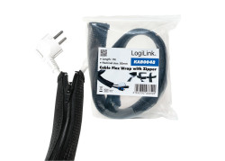 Kabelslang FlexWrap met rits 1.0m / 50mm LogiLink