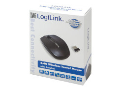 Logilink mini Optical USB Zwart Retail Wireless