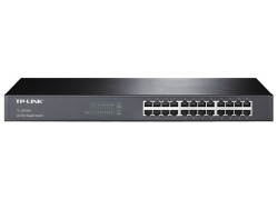 TP-LINK TL-SG1024 Unmanaged Gigabit Ethernet (10/100/1000) Zwart