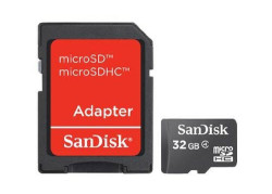 SanDisk microSDHC 32GB flashgeheugen Klasse 4