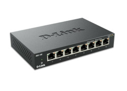 D-Link DGS-108 netwerk-switch Unmanaged Zwart