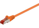 Nedis CCGP85221OG20 netwerkkabel Oranje 2 m Cat6 S/FTP (S-STP)