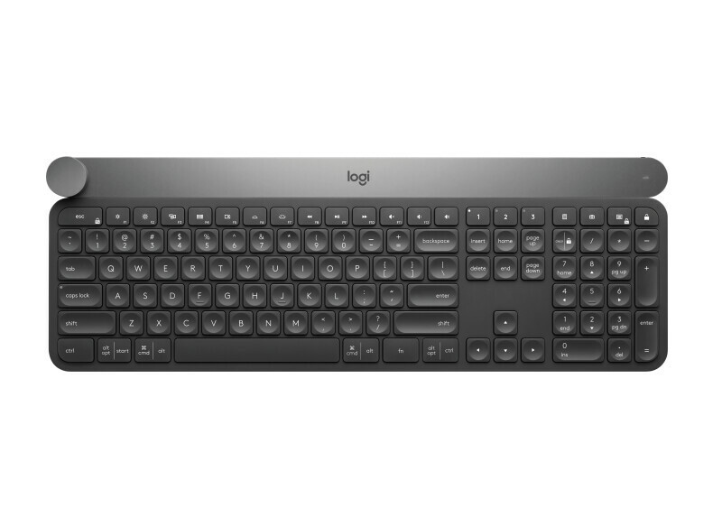 Logitech Craft toetsenbord RF-draadloos + Bluetooth QWERTY US International Zwart, Grijs