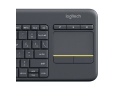 BE KB Logitech K400 Touch Plus Zwart draadloos Retail