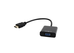 Gembird A-HDMI-VGA-03 video kabel adapter 0,15 m Zwart