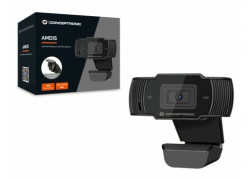 Conceptronic AMDIS 720P HD webcam 1280 x 720 Pixels USB 2.0 Zwart