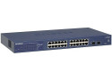 NETGEAR ProSAFE Smart Switch - GS724T - 24 Gigabit Ethernet poorten