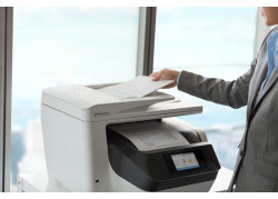 HP OfficeJet Pro 8730 All-in-One printer, Printen, kopiëren, scannen, faxen, Invoer voor 50 vel; Printen via USB-poort aan voor