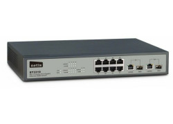 Inter-Tech ST3310 Managed Fast Ethernet (10/100) Zwart, Grijs