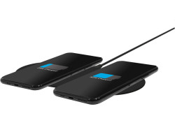 Mobiparts Dual Fast Wireless Charging Pad Black