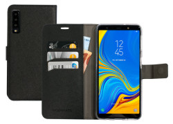 Mobiparts Saffiano Wallet Case Samsung Galaxy A7 (2018) Black