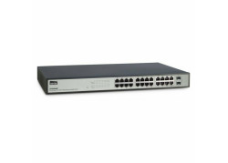 Inter-Tech Switch 19" 22GE+2 Combo Gigabit Ethernet SNMP