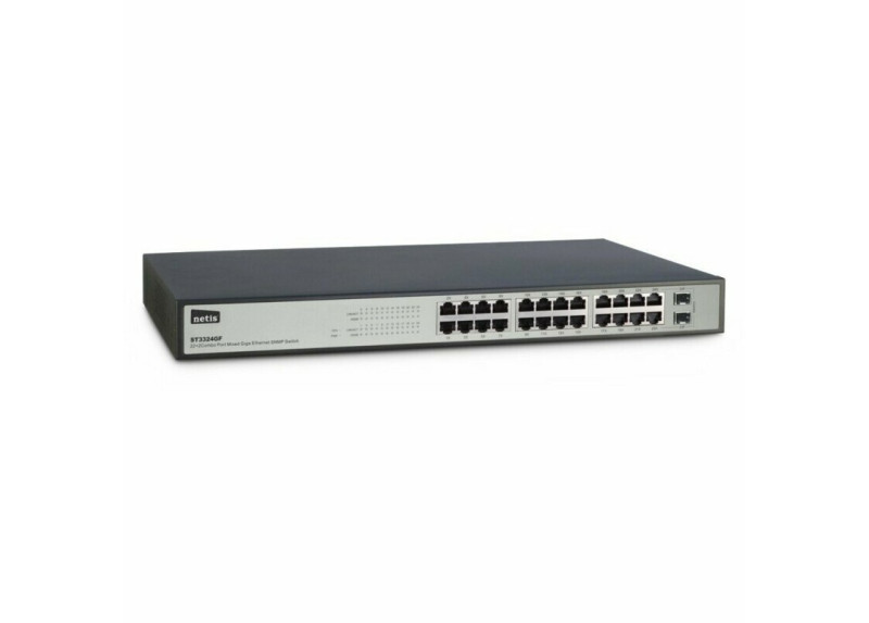 Inter-Tech Switch 19" 22GE+2 Combo Gigabit Ethernet SNMP