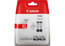 Canon (S) PGI-570XL PGBK Zwart TwinPack22,0ml(Origineel)