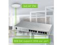 Zyxel GS1008HP Unmanaged Gigabit Ethernet (10/100/1000) Power over Ethernet (PoE) Grijs