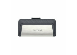 SanDisk Drive USB Ganda Ultra Tipe-C 256 GB USB flash drive USB Type-A / USB Type-C 3.2 Gen 1 (3.1 Gen 1) Grijs, Zilver