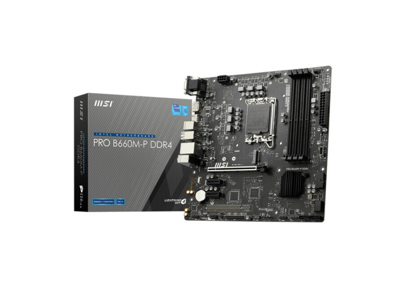 MSI PRO B660M-P DDR4 moederbord Intel B660 LGA 1700 micro ATX