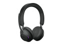 Jabra Evolve2 65, MS Stereo Headset Draadloos Hoofdband Kantoor/callcenter USB Type-A Bluetooth Zwart