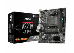 MSI A320M-A PRO moederbord AMD A320 Socket AM4 micro ATX