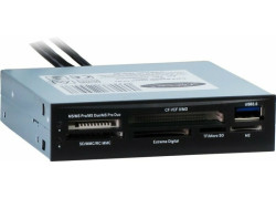 Inter-Tech CI-01 geheugenkaartlezer USB 3.2 Gen 1 (3.1 Gen 1) Intern Zwart