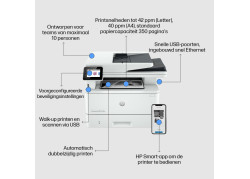 HP LaserJet Pro 4102dw MONO / AIO /WLAN/LAN Wit-Zwart