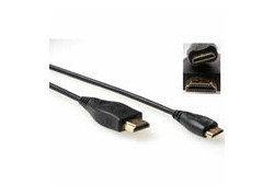 ACT 2 meter HDMI High Speed kabel v1.4 HDMI-A male - HDMI-C male