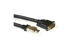 ACT verloopkabel  HDMI A male naar DVI-D male  15,00 m